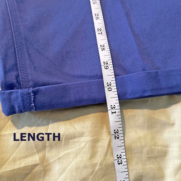 NEW PHOTOS! CAPRIS, TWILL, COOL BLUE, SIZE 28, COTTON BLEND, 5 POCKETS, ELASTIC - Picture 9 of 15